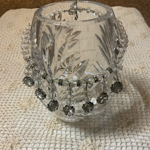 Vintage Czech Necklace 1930 Chrystal Rhinestone 15” - Picture 8 of 10